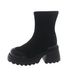35-42 Large Size Martin Women's Autumn And Winter British Thick Sole Heightening Heel Elastic Retro Slim Short Boots_voghion.com