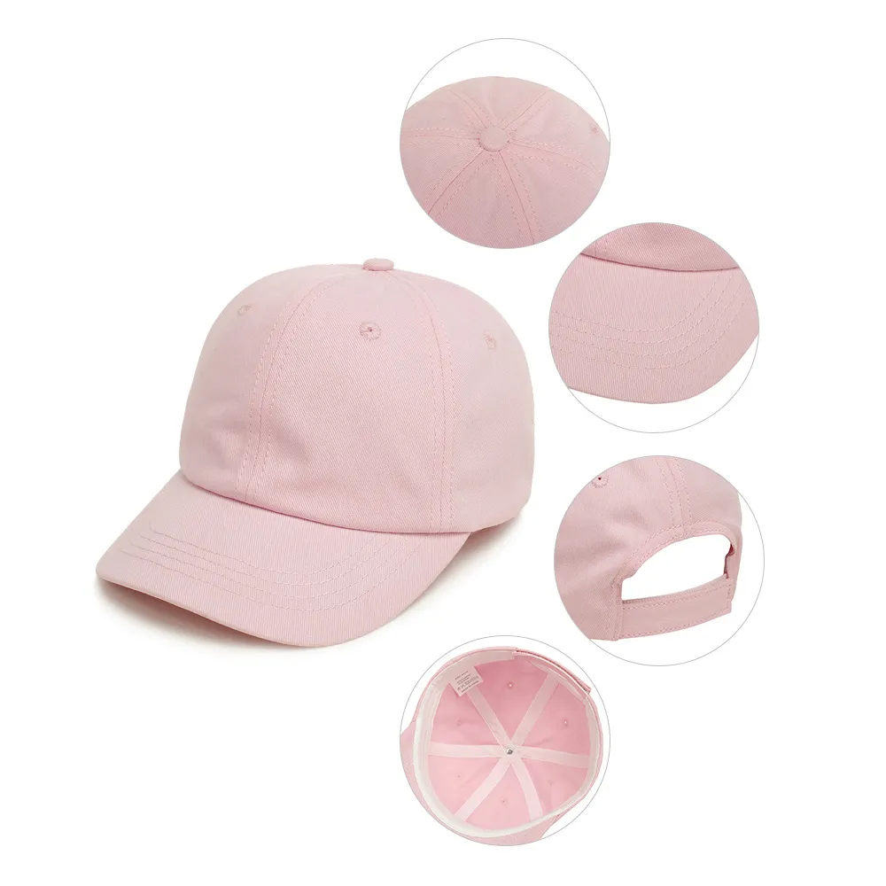 Casquette de baseball pour bébé 2023, simple, couleur unie, pour filles, casquettes de soleil, pour enfants, voyage, plein air, garçons, réglable, accessoires décontractés, 8 mois à 5 ans_voghion.com