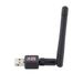 Carte réseau sans fil WiFi USB 2.0 150M 802.11 b/g/n Adaptateur LAN avec antenne rotative pour ordinateur portable Mini dongle Wi-Fi_voghion.com
