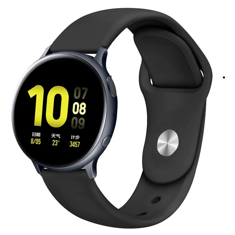 La más nueva correa de silicona de 20mm y 22mm para Samsung Galaxy Watch Active 2 Active 3 Gear S2, correa de pulsera para Huami Amazfit bip_voghion.com