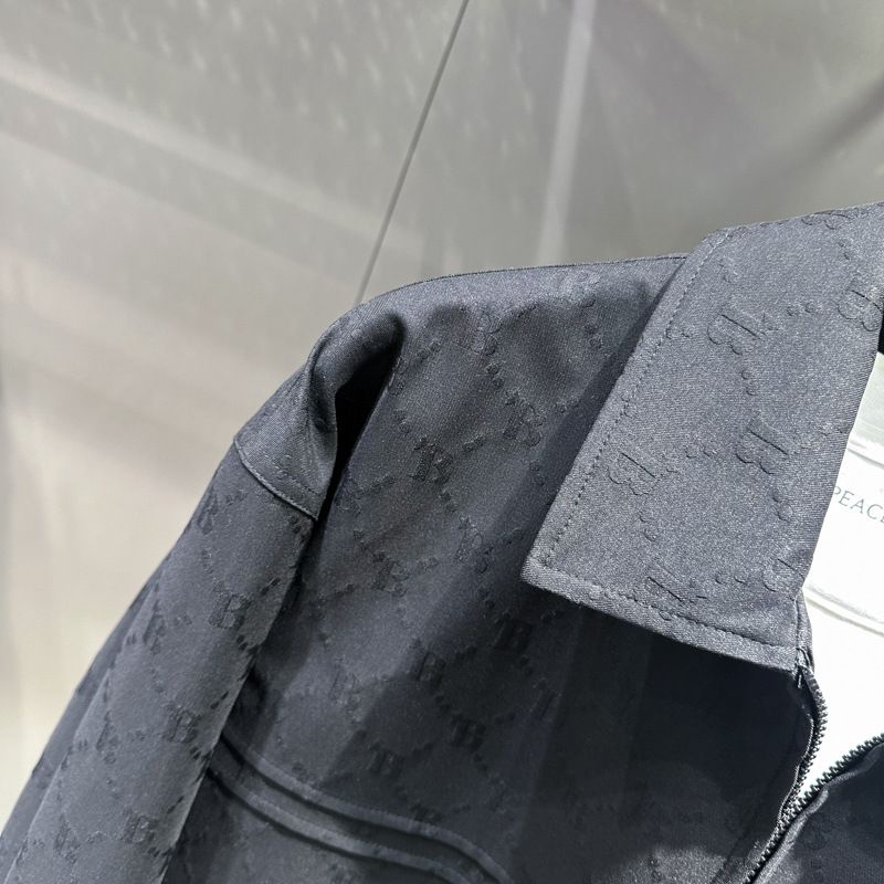 Herrenbekleidung Original Frühling und Herbst Herren Freizeitjacke Mode Herren lose Jacquard Revers Mantel Flut B1BCE1205_voghion.com