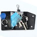 2024 New Genuine Cowhide Car Keycase Men's Keycase Fashion Women's Change Keycase Simple Black_voghion.com