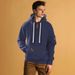 Men's Fleece Hooded Sweatshirt - Winter Warm Pullover, Oversized Fit, Casual Streetwear (Black, White, Navy, Khaki, Gray) – M-XXXL_voghion.com