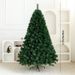 Premium PVC Christmas Tree With Auto-Shaping Branches – 120cm To 300cm Flocked Holiday Tree With Optional LED Lights_voghion.com