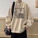 Men's Heavyweight Crewneck Sweatshirt – Oversized Fleece-Lined Pullover (Up To 5XL, Streetwear Essential)_voghion.com
