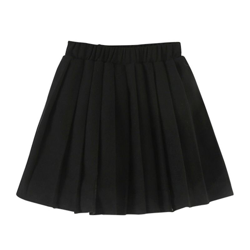 Girls' Spring And Autumn Fashion Fashion Three-dimensional Flower Coat Pleated Skirt_voghion.com