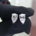 OEVAS Klassische 100% Sterling Sier Birne Erstellt Moissanite Edelstein Ohr Bolzen Weiß Gold Ohrringe Edlen Schmuck Großhandel G0923_voghion.com