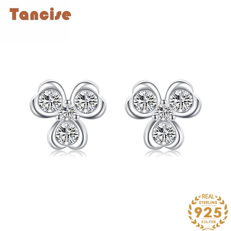 Tancise Orecchini pendenti con zirconi d'argento per le donne Regali per feste di matrimonio_voghion.com