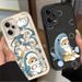 Funny Mofusand Shark Cat Phone Case For Xiaomi Redmi Note 13 12 11 Pro Plus 4G 5G 12S 11S 10S 10 9 9S Redmi 14C 13C 12C A3 12_voghion.com