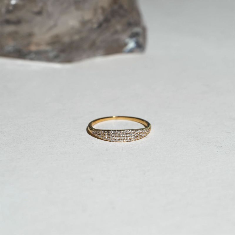 Minimalist Inlaid Full Zircon For Women Fashionable Elegant Versatile High-end Exquisite Niche Design Proposal Index_voghion.com