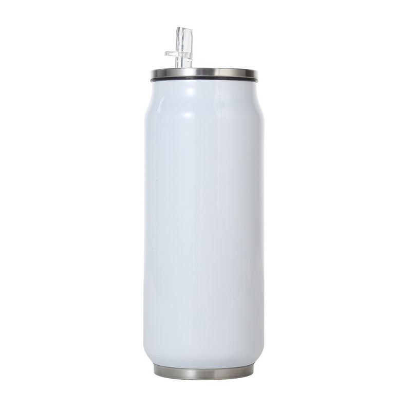 Stainless steel cola cans thermal sublimation 304 insulation cup car cup with straw cans water cup_voghion.com