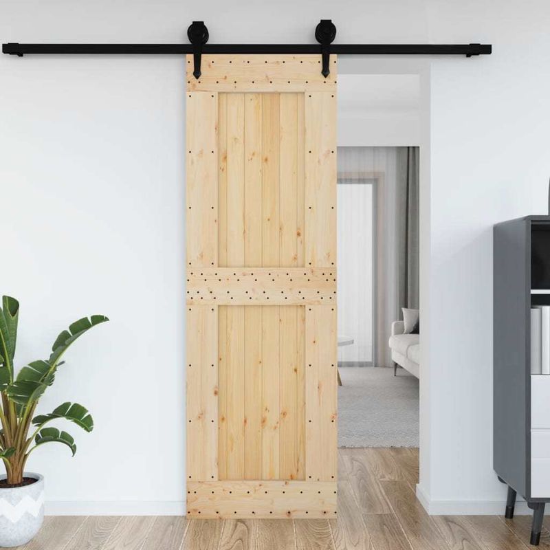 Door NARVIK 27.6"x82.7" Solid Wood Pine_voghion.com