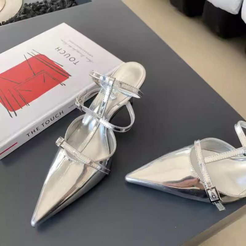 2024 Spring and Autumn Season New Fashion Minimalist Celebrity Pointed Shallow Mouth Thin High Heel Shoes Women's Bag_voghion.com