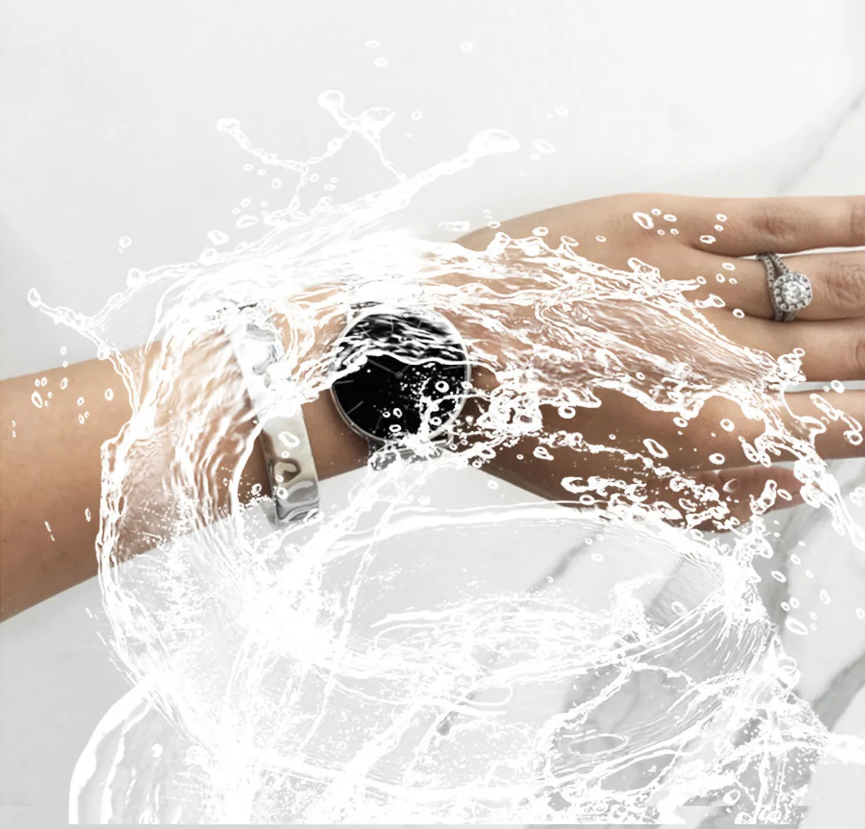 Montres pour femmes, mouvement japonais, chaîne en acier, étanche, légère, de luxe, style minimaliste, ceinture en maille d'acier, montre fine_voghion.com