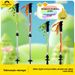 Kuangtu Outdoor Children's Hiking Ultra-light Trekking Anti-skid Walking Stick Carbon-free Multi-functional Climbing_voghion.com