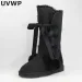 Casual Heißer Verkauf Frauen 100% Echtem Schaffell Leder Hohe Schnee Warme Natürliche Pelz Winter Mode Frauen Lange Stiefel Schuhe_voghion.com
