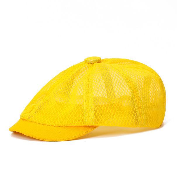 Sommer mesh ottekantet hat herre åndbar solcreme kasket ung afslappet baret_voghion.com