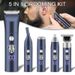 New 5-in-1 hair clipper with full body waterproof digital display eyebrow nose trimmer, shaver set_voghion.com