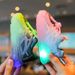 Kids' LED Light-Up Sneakers – Breathable Mesh Running Shoes With Soft Sole For Boys & Girls (White/Pink/Green, Sizes 21-30)_voghion.com