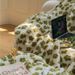Floral Minimalist Thickened Living Room Nap Blanket Autumn Winter Warmth Shearling Sofa Blanket_voghion.com