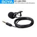 BOYA BY-LM4 3.5mm TRS Condenser Lavalier Lapel Microphone for BY-WM4 PRO DSLRs Cameras Live Streaming Youtube Recording_voghion.com