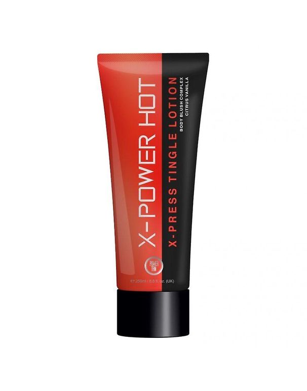 Lozione abbronzante calda X-Power, crema acceleratrice per lettini solari X-Press Tingle Tan Formula_voghion.com