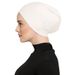 Turban en coton mercerisé pour femme, nouveau style, bonnet musulman, cache-cheveux, élastique_voghion.com