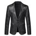 2024 Bright Face Dark Pattern Small Performance Stage Suit Coat Men's_voghion.com