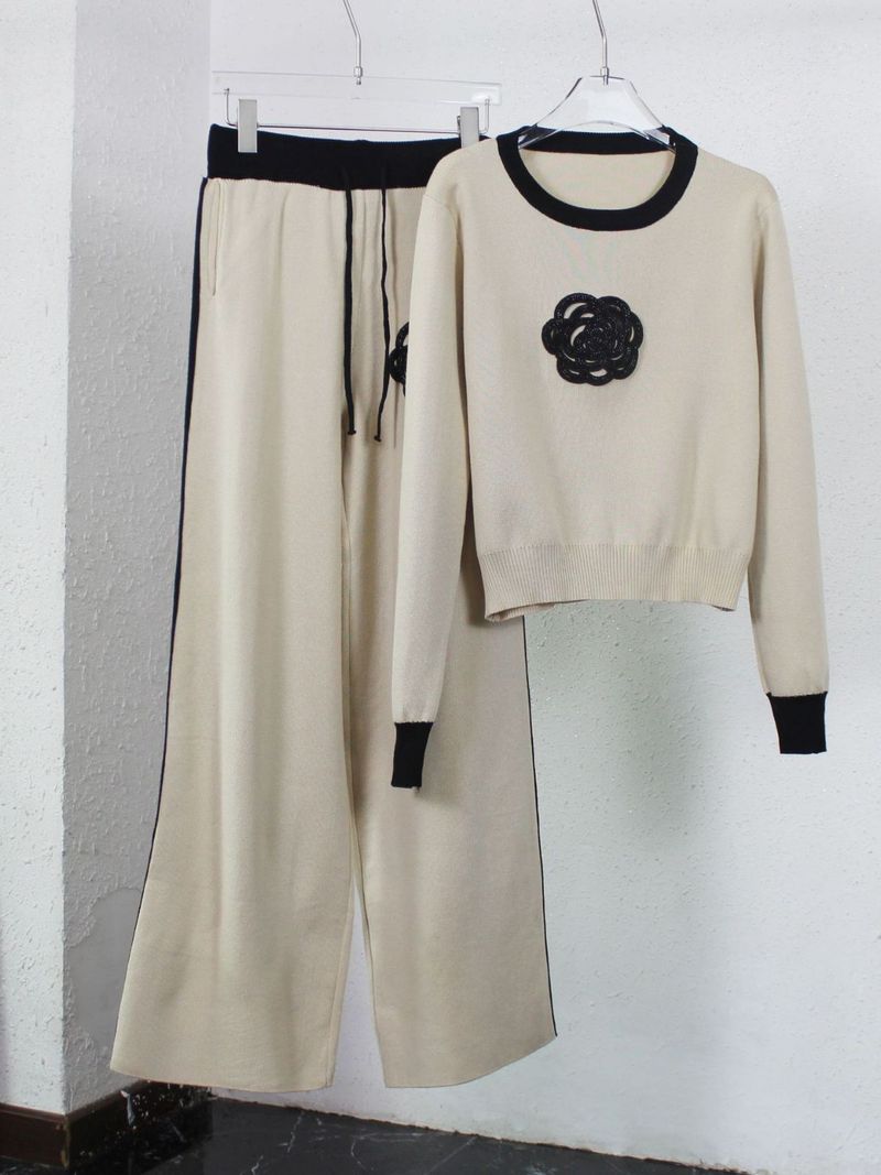 Maglione casual da donna in due pezzi_voghion.com