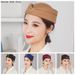 Uudet tulokkaat Womn Elgant Stwardss Cadt univormu Caps Villa Flt Pillbox Air Hostsss Brt Hat Cosplay Musical_voghion.com