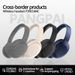 PANGPAI P3965ANC Wireless Bluetooth Headphones With Active Noise Cancellation, 40H Playtime, Lightweight Metal Frame, Hi-Fi Sound,_voghion.com