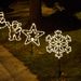 OLDSIXTH Solar-Powered LED Garden Decorative Lights - Snowflake, Star, Deer & Christmas Tree Designs_voghion.com