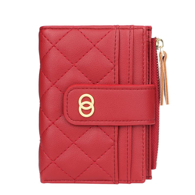 Leder-Geldbörsen für Damen, luxuriöse Designer-Geldbörsen mit Kartenhalter, niedliche Geldtasche mit Reißverschluss, Geldbörse Monederos Para Mujer_voghion.com