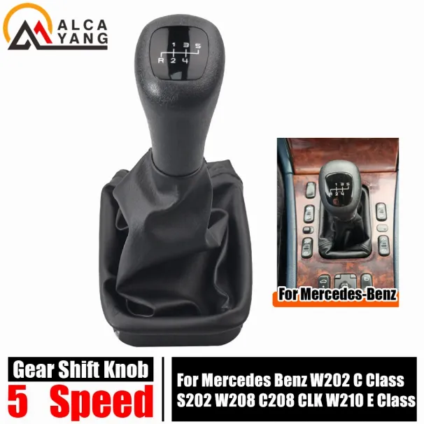 Brand New Gear Bar Knob Head 5/6 Speed Manual Shift Handball For Mercedes Benz W202 C S202 W208 C208 CLK W210 E Class_voghion.com