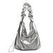 Casual Art Canvas Lining Fashion Thin Material Shoulder Pleated Drawstring Women's Crossbody 2025 Spring Summer New_voghion.com