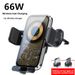 Suitable For IOS Android Transparent Magnetic Wireless Car Charging Stand 15W Fast Charging Compatible Internally Visible 66W Wireless Stand_voghion.com