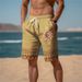 Unbeatable Quality Unbeatable Quality 2024 New Summer Breathable Hawaiian Beach Pants 3D Printed Checkered Pattern Men's Shorts_voghion.com