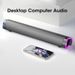 4D Bilgisayar Bar Stereo Ses Subwoofer Bluetooth Hoparlör Kitaplar Dizüstü Bilgisayarlar PC Müzik Çalar Kablolu Hoparlör_voghion.com