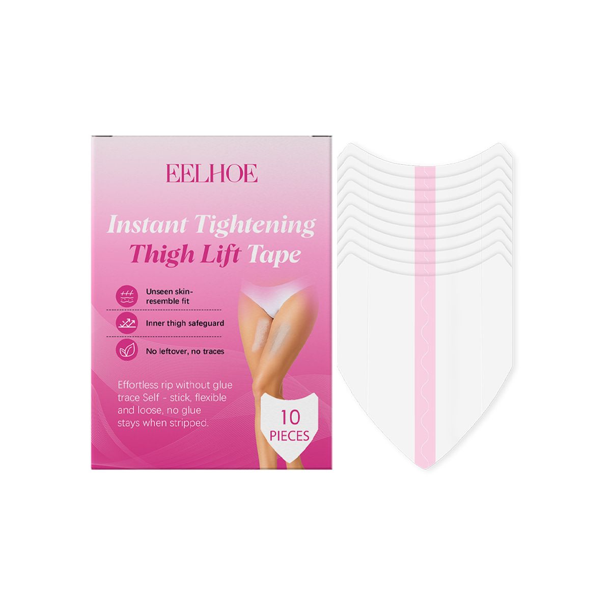 EELHOE Anti-Wear Zacht Voor De Beenhuid Natuurlijke Onzichtbare Anti-Wrijving Verzorgingspleister_voghion.com