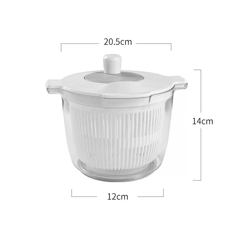 Japanische Küche Salat Gemüse Dörrgerät Handkurbel Trockner Gemüse Spin Dry Korb Becken Waschen Artefakt_voghion.com