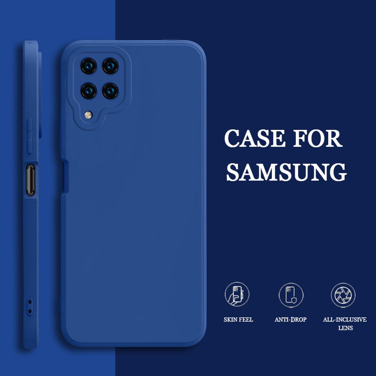 For Funda Coque Samsung Galaxy A12 A22 A 12 22 4G 5G Cases Cover Cute Soft Silicone Luxury Shockproof Phone Case Celular_voghion.com