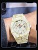 New Men Quartz Watch With Marble Pattern Calendar Clock Waterproof Men's Watch Silicone Strap Gift Watch_voghion.com
