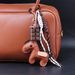 Miu Series Bag Dachshund Dog Figurine Hanging Ornament Backpack Car Pendant High-end Keychain Gift_voghion.com