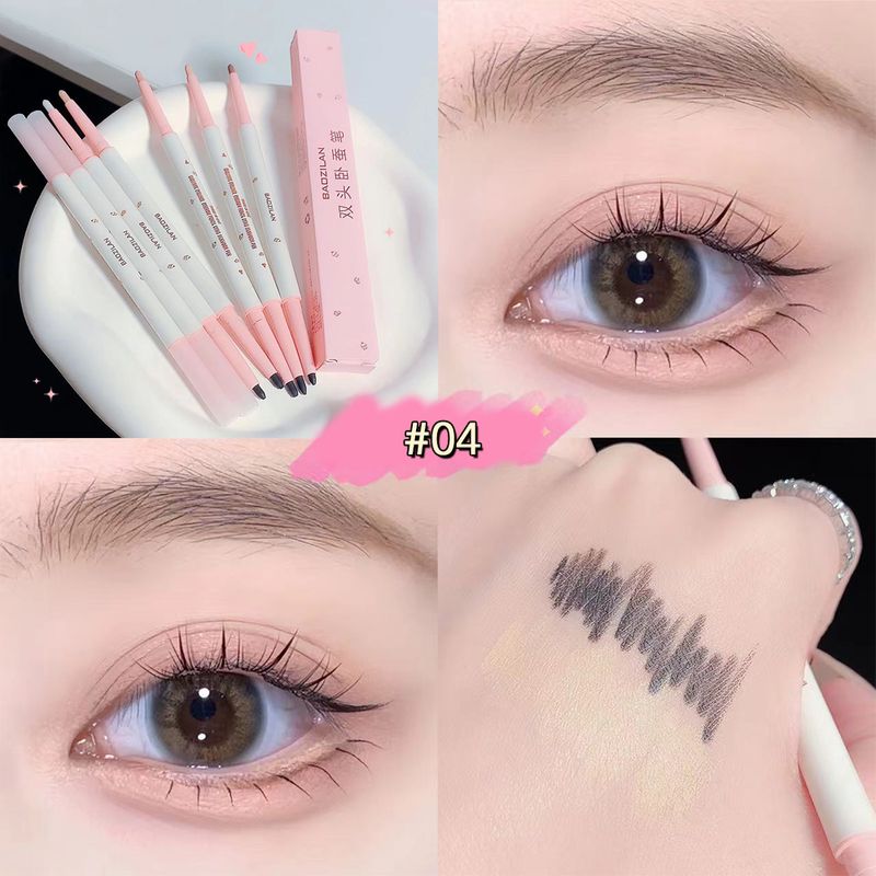 Stylo surligneur à paillettes couchées, mat, ver à soie, coin des yeux, perle éclaircissante, Eyeliner à haute brillance, doublure G imperméable_voghion.com