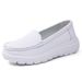 Nurse shoes female black soft bottom breathable not tired feet light and comfortable small white shoes white medical shoes thick bottom work shoes_voghion.com