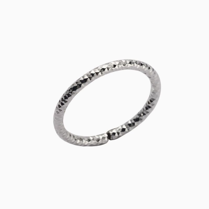 S Reines Silber Schlichte Persönlichkeit Modischer High-End Eleganter Handschmuck Zierlicher Stapelbarer Offener Fingerring Für Frauen_voghion.com