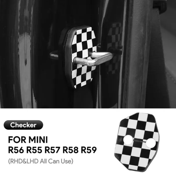 ABS Autotürschloss Schutzschnalle Abdeckung für Mini Cooper R55 R56 R57 R58 R59 Fließheck Fall Styg Zubehör Anti Rost_voghion.com