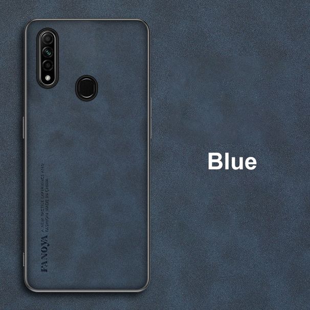 Luxus PU Ledertasche Für OPPO A31 2020 AX5S AX7 AX5 Abdeckung Matte Silikon Schutz Telefon Fall Für OPPO A5 a7 A12 A3S_voghion.com