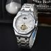 Tourbillon Multifunktionell AP Arm Vollautomatesch Mechanesch Business Minimalistesch Hären Auer_voghion.com