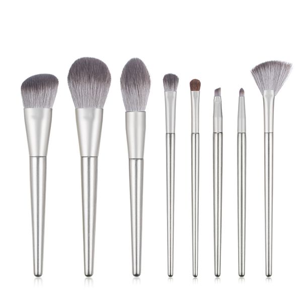 8-teiliges Make-up-Pinsel-Set, Pferdehaar, Lidschattenpinsel, Make-up-Werkzeuge, Beauty-Dropshipping GUJHUI_voghion.com